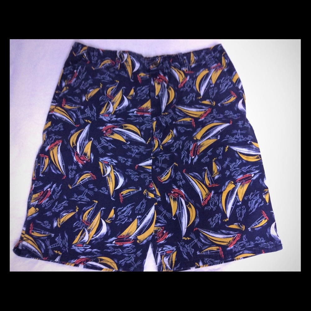 Polo Ralph Lauren Boys Sailboat Shorts Navy Blue